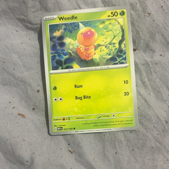 weedle pokemon card Weedle Rising Rivals EX, 86/111 Pokemon Card main image 0